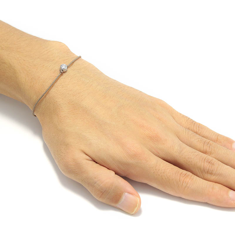 One LG Diamond Bracelet - Silver w/Laboratory Grown Diamond