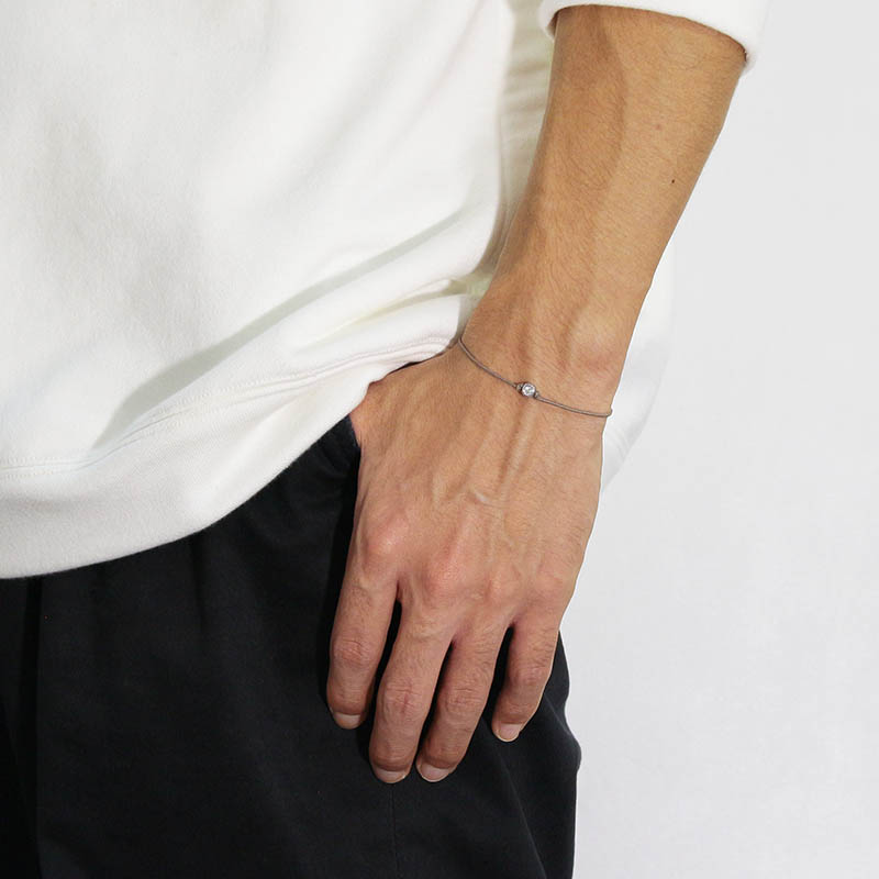 One LG Diamond Bracelet - Silver w/Laboratory Grown Diamond
