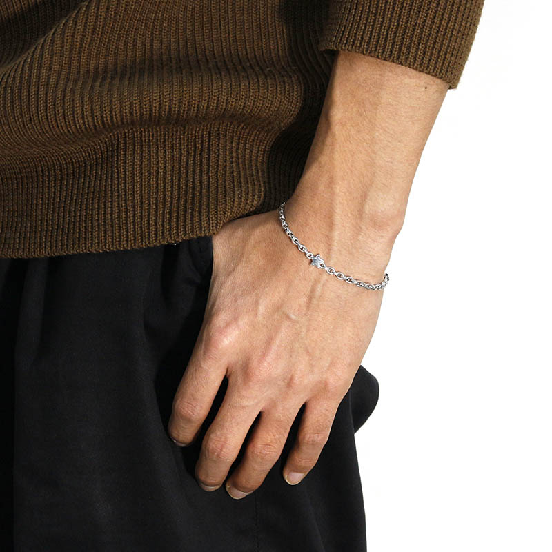 One Star Chain Bracelet - Silver