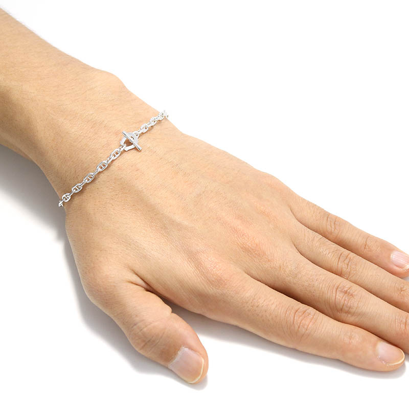 Classic Chain Bracelet - Anchor - Silver