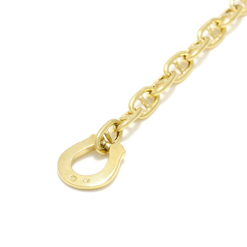 Classic Chain Bracelet - Anchor - K18Yellow Gold（クラシックチェーンブレスレット - アンカー -  K18イエローゴールド）　SYMPATHY OF SOUL（シンパシーオブソウル）