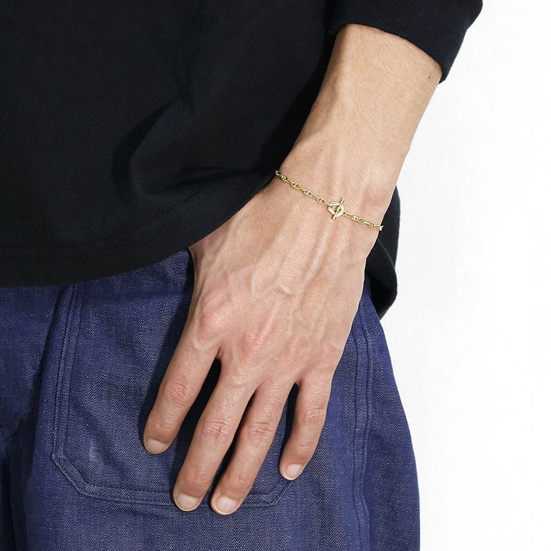 Classic Chain Bracelet - Anchor - K18Yellow Gold