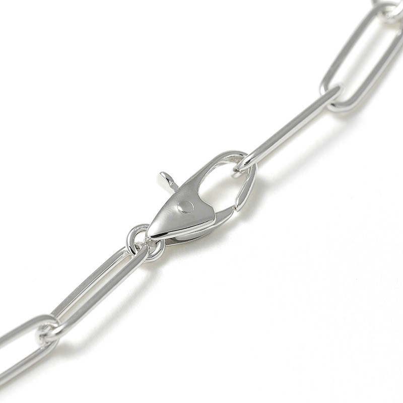 Horseshoe “S” Chain Bracelet - Silver