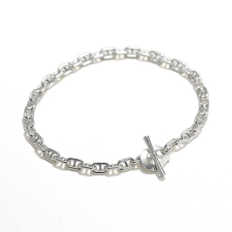 Classic Chain Bracelet - Anchor - Silver