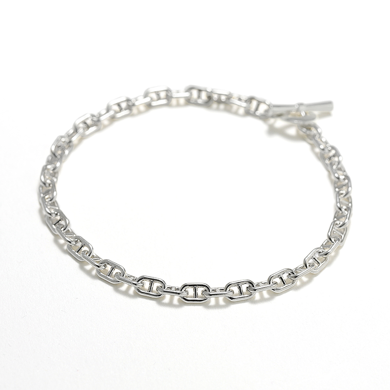 Classic Chain Bracelet - Anchor - Silver