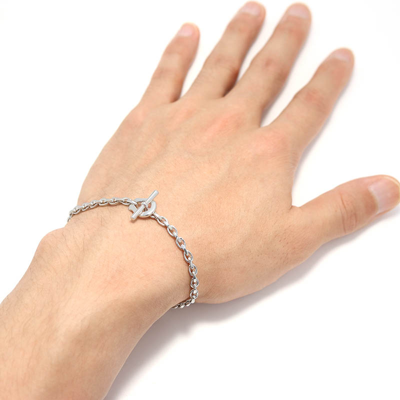 Thin Horseshoe Toggle Bracelet - Surface