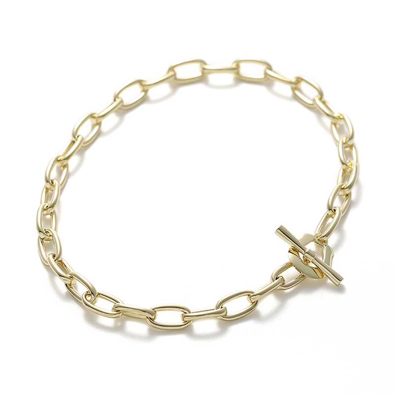 Classic Chain Bracelet - Long Link - K18Yellow Gold