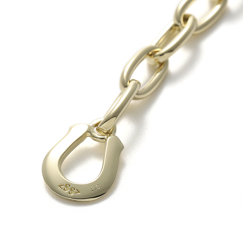 Classic Chain Bracelet - Long Link - K18Yellow Gold