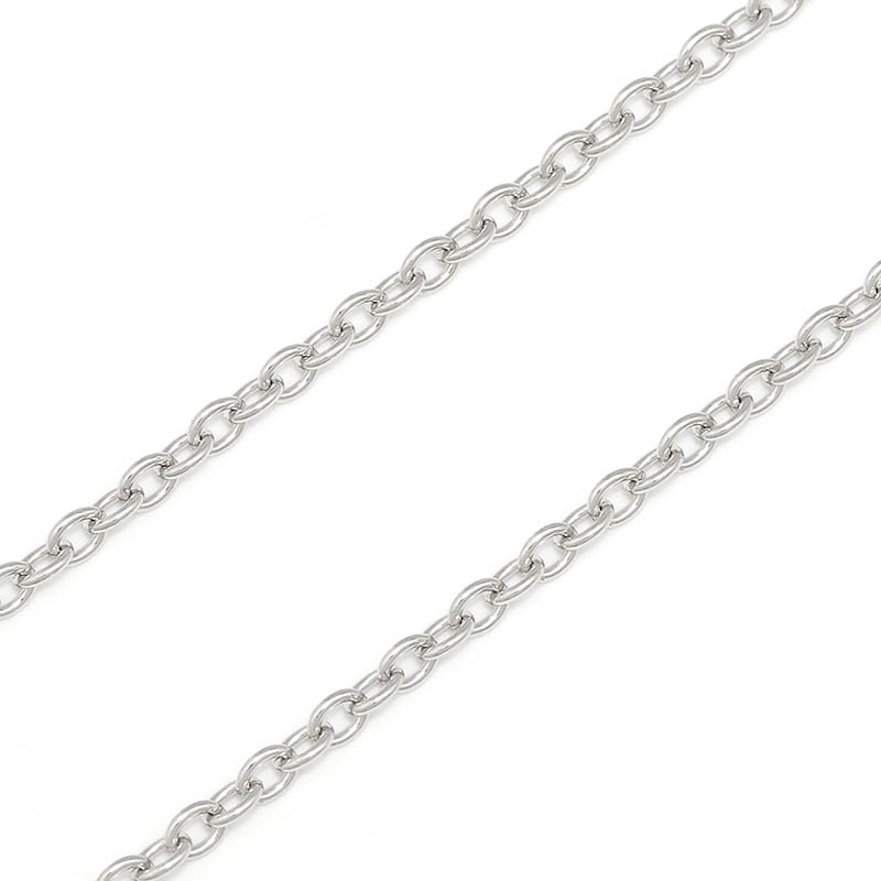 Silver Azuki Chain 2.2mm