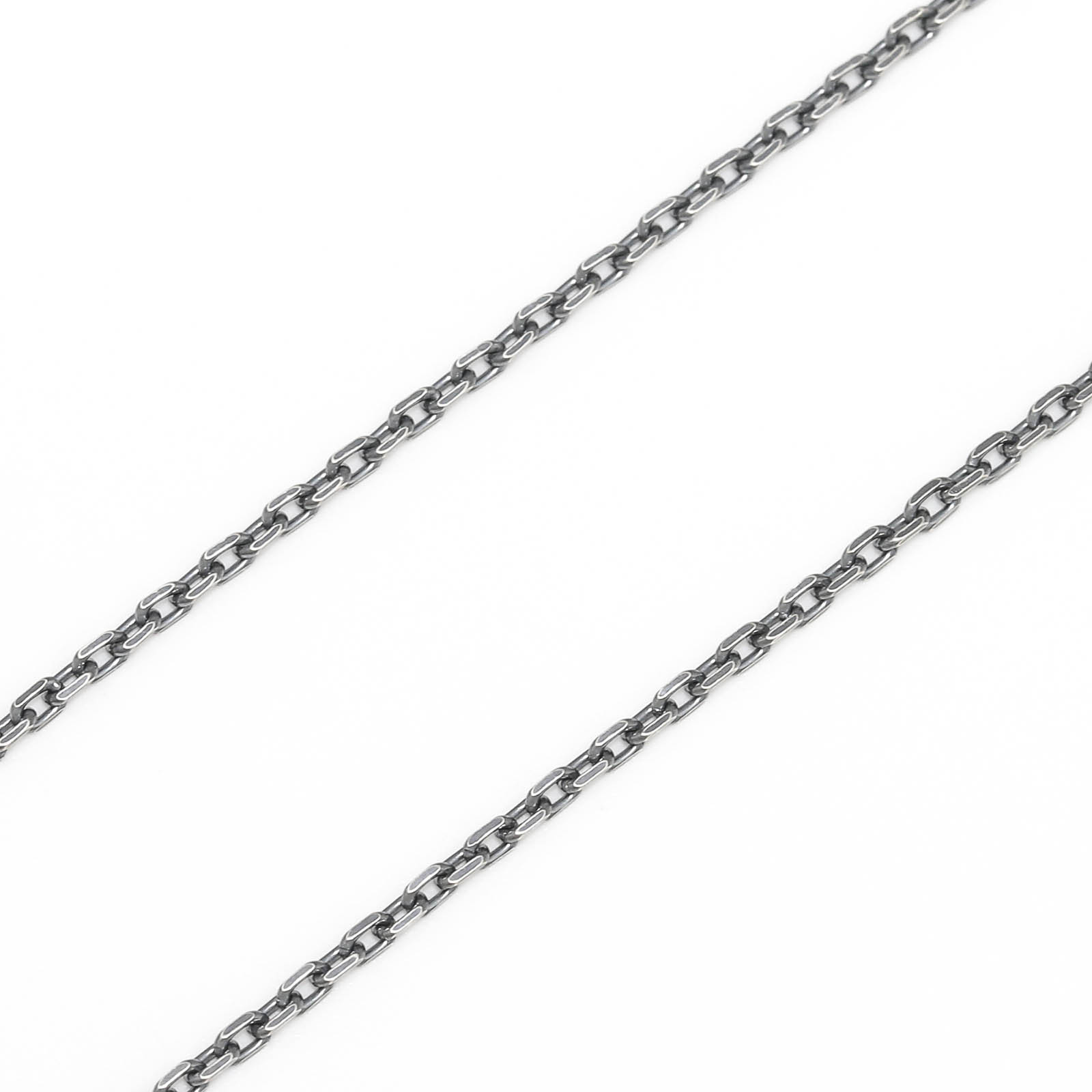 Silver Square Cable Chain 1.6mm