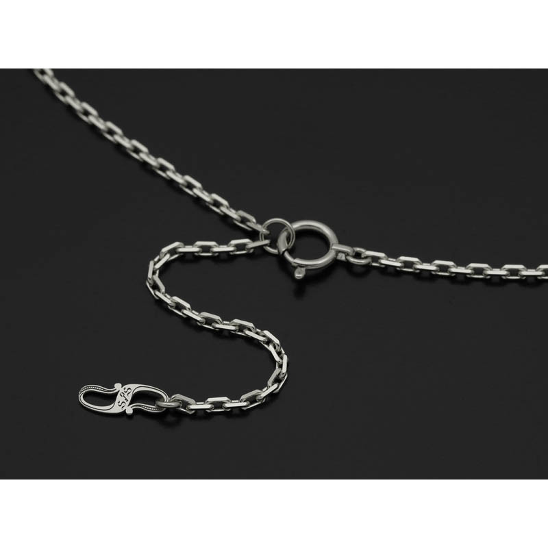 K18White Gold 0.53 Square Chain