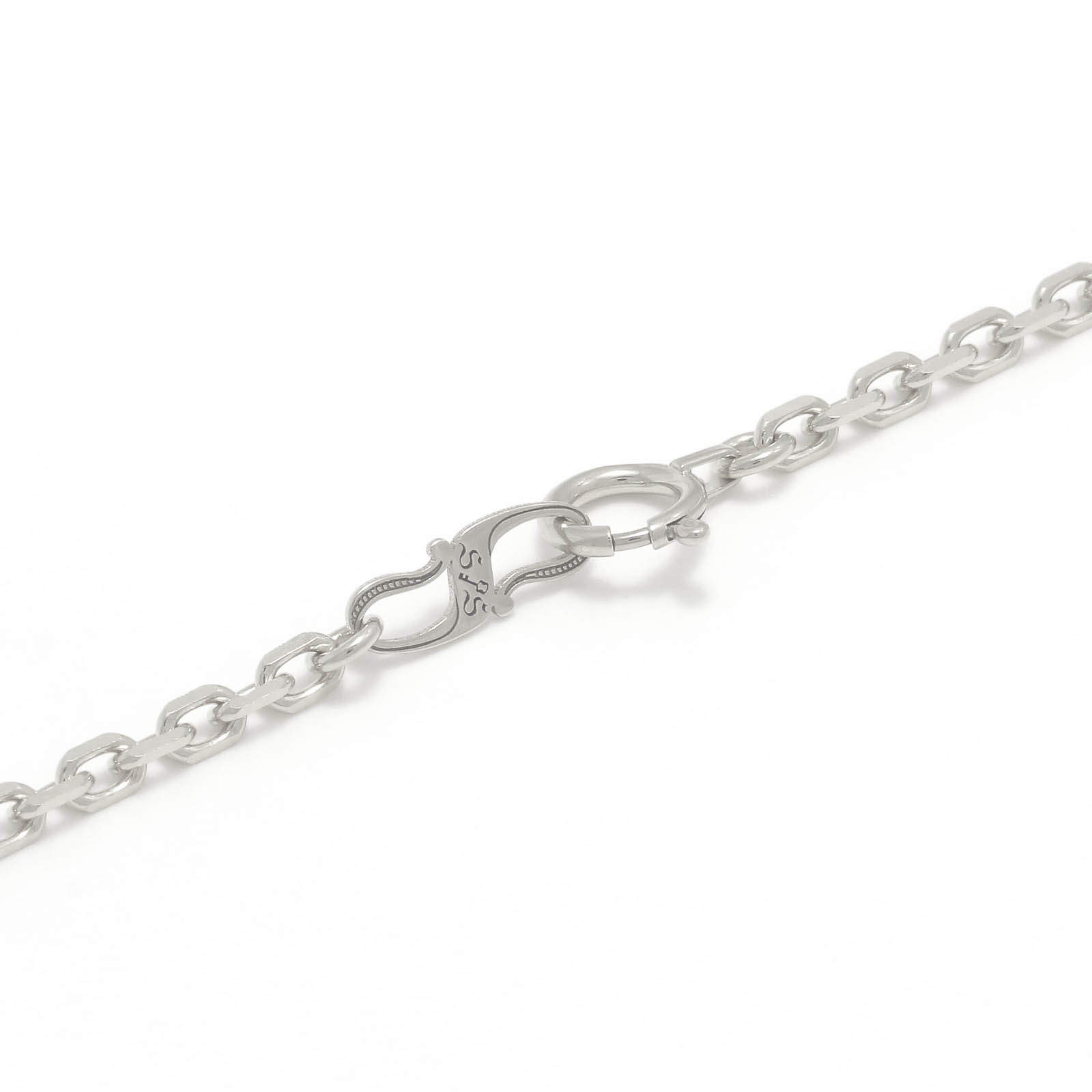 K18White Gold 0.7 Square Chain