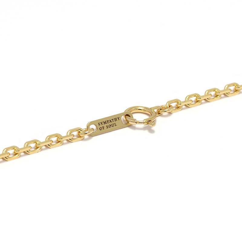 K18Gold 0.7 Square Chain