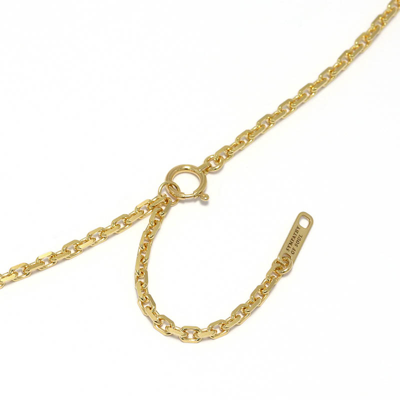 K18Gold 0.7 Square Chain