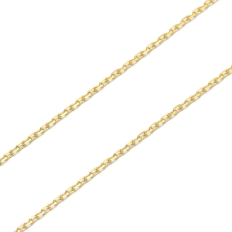 K18Gold 0.33 Square Chain