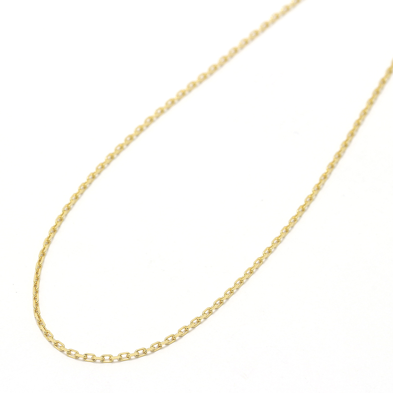 K18Gold 0.33 Square Chain