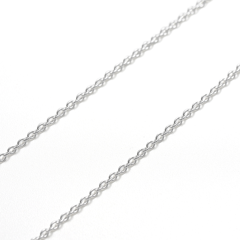 Silver Azuki Chain 1.5mm - Natural