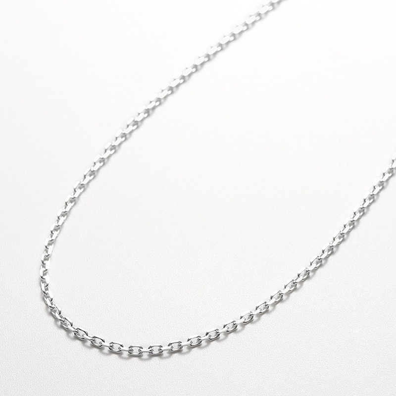 Silver Square Chain 2.0mm - Natural