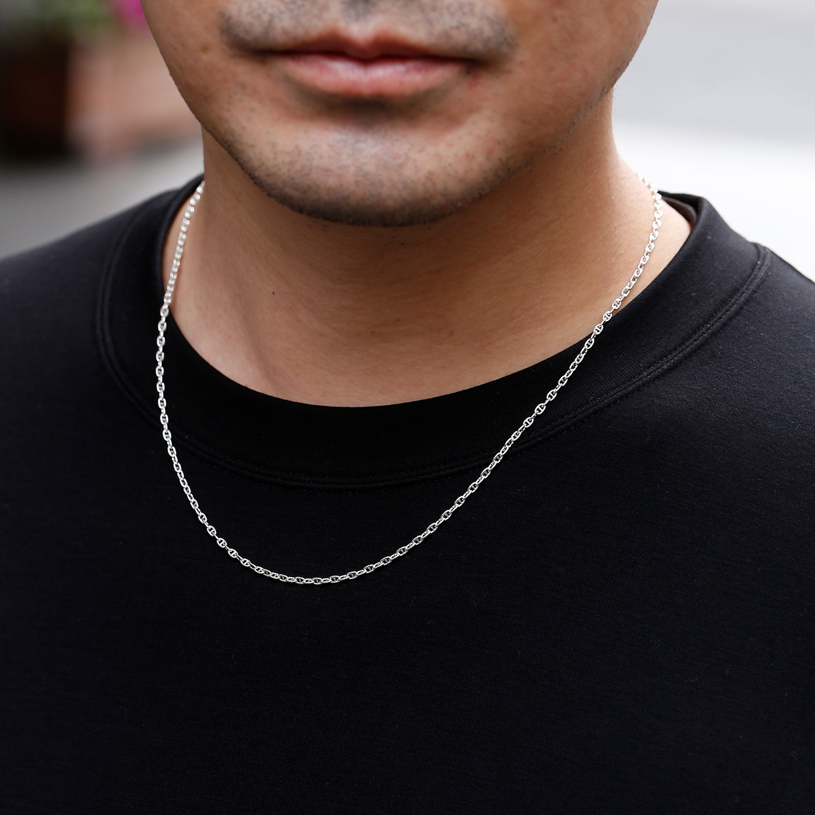 超希少　ルアンポーチャナイ師の陰陽虎　シリアル「9」純銀枠+ステンレスチェーン SYMPATHY OF SOUL（シンパシーオブソウル） Silver Anchor Chain