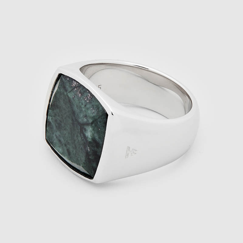 TOMWOOD（トムウッド） Cushion Green Marble Ring（クッション