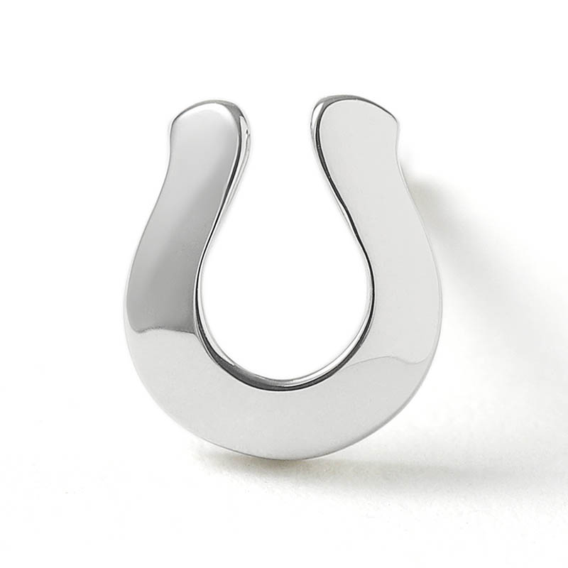 Horseshoe Pierce - Silver