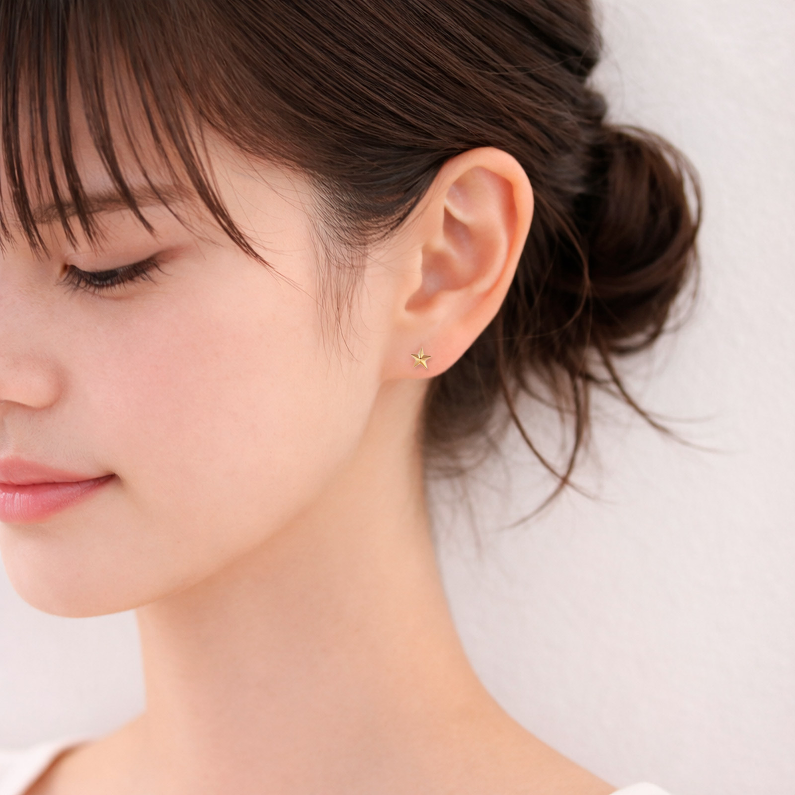 Star Pierce - K18Yellow Gold