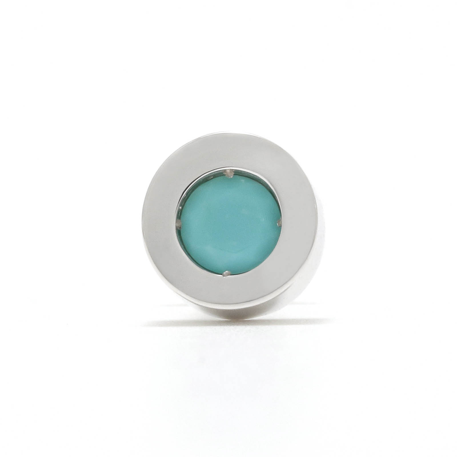 Shine Pierce - Silver w/Turquoise