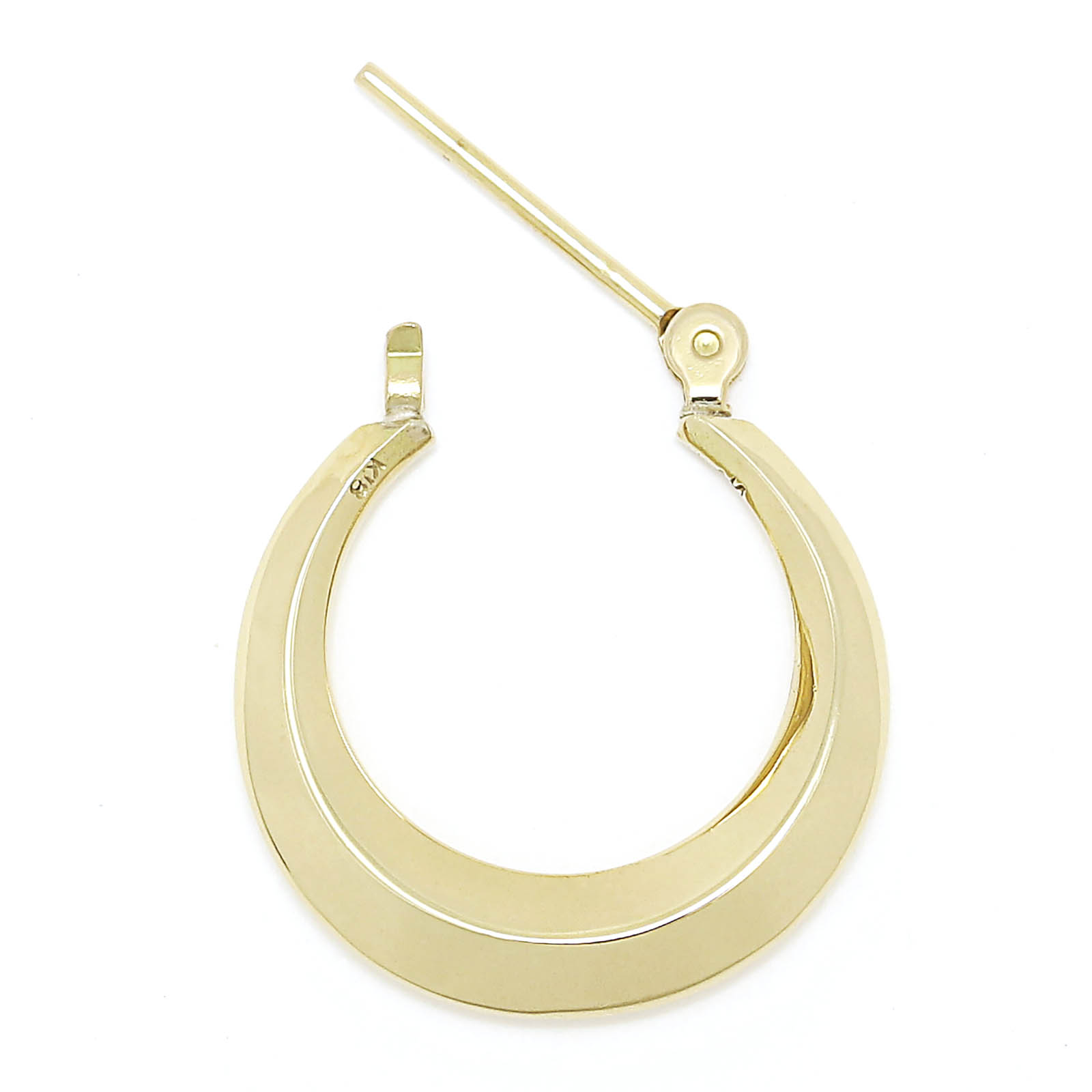 Moon Hoop Pierce - K18Yellow Gold