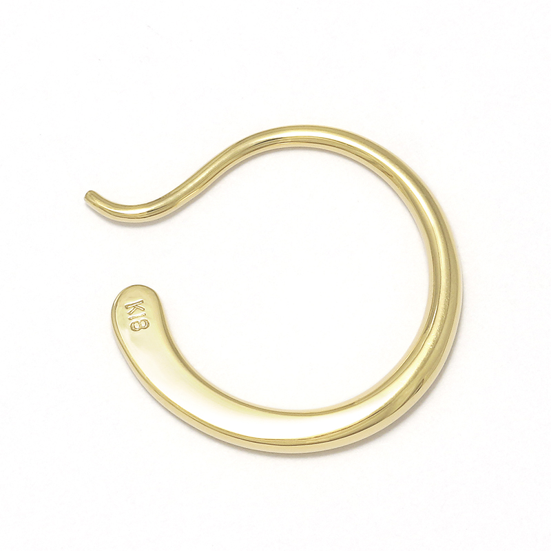 Gradation Hook Pierce - K18Yellow Gold