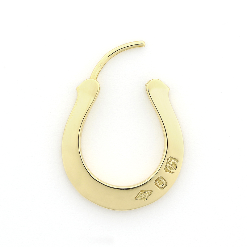 Horseshoe Hoop Pierce - K18Yellow Gold