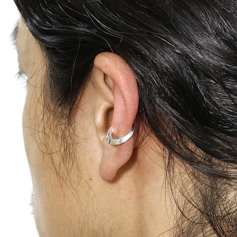 Moon Ear Cuff - Silver