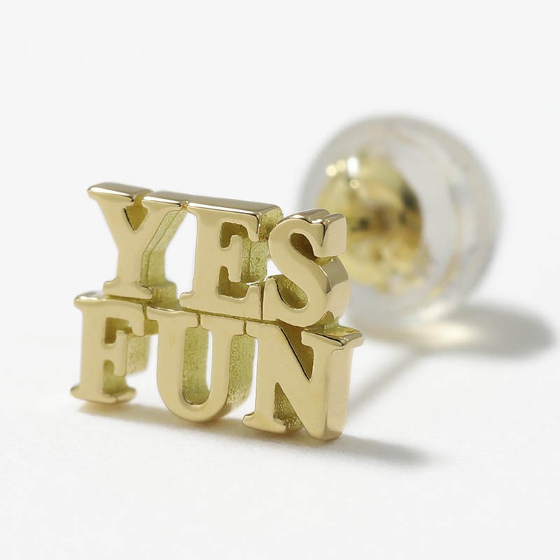 YES FUN Pierce - K18Yellow Gold