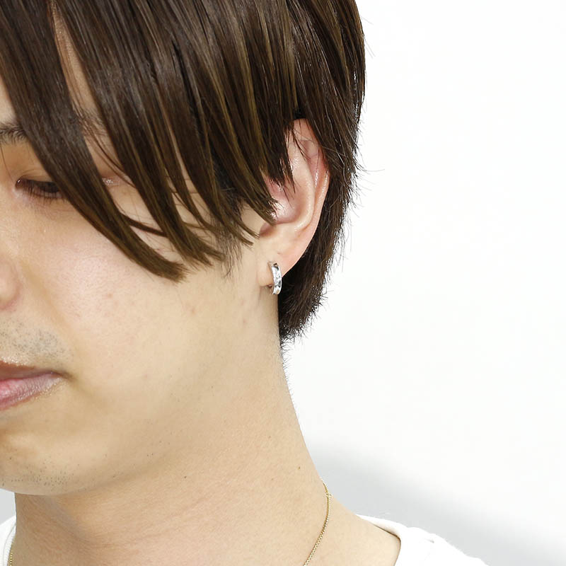 SYMPATHY OF SOUL（シンパシーオブソウル） Valley Hoop Pierce - Silver（バレーフープピアス - シルバー）