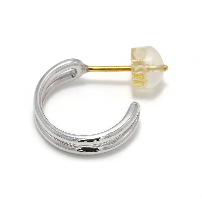 BANANA HOOP PIERCE - Silver