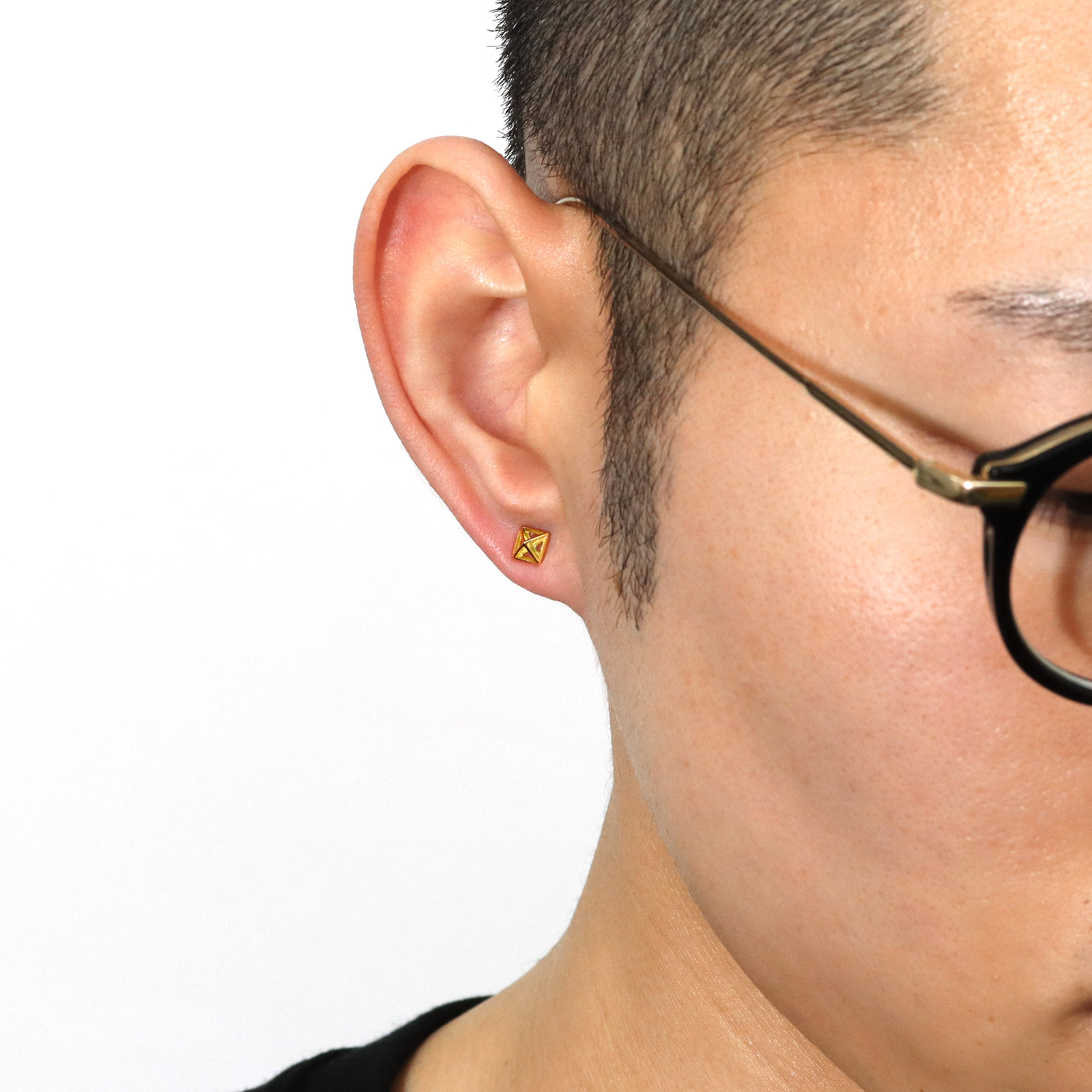 OPEN STUDS PIERCE - K18Yellow Gold