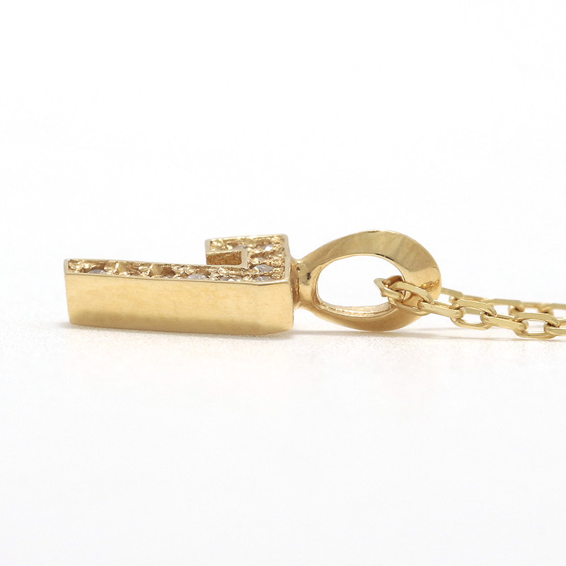 NUMBER NECKLACE - K18Yellow Gold w/Diamond