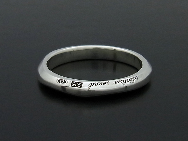豊富な品 IDEALISM SOUND Silver Logo Ring 15号 alarmbr.com
