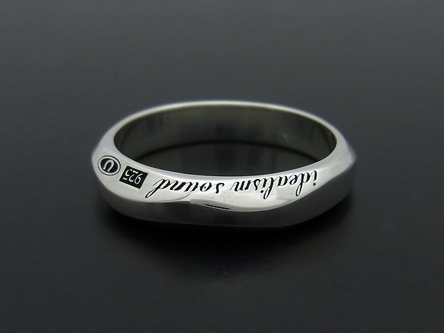 IDEALISM SOUND Silver Logo Ring [15号] - 通販 - olgapuri.org