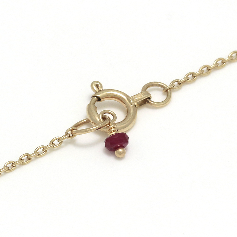 Feather Necklace - K10Yellow Gold（フェザーネックレス - K10イエローゴールド）　IDEALISM  SOUND（イディアリズムサウンド）