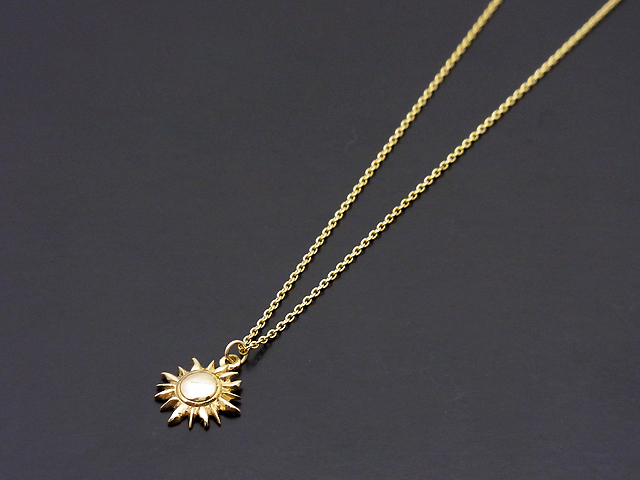 Sun Necklace - K10Yellow Gold（サンネックレス - K10イエローゴールド）　IDEALISM  SOUND（イディアリズムサウンド）