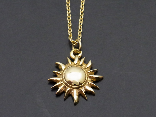 Sun Necklace - K10Yellow Gold（サンネックレス - K10イエローゴールド）　IDEALISM  SOUND（イディアリズムサウンド）
