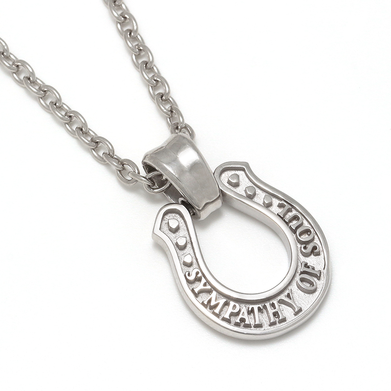 Collaboration XL Horseshoe Necklace S.O.S fp - Silver