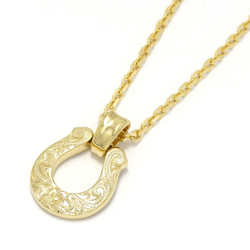 Collaboration XL Horseshoe Pendant - K18Yellow Gold