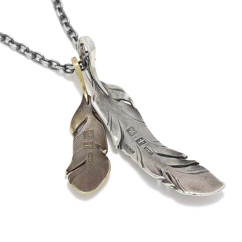 SYMPATHY OF SOUL（シンパシーオブソウル） Old Feather Necklace 