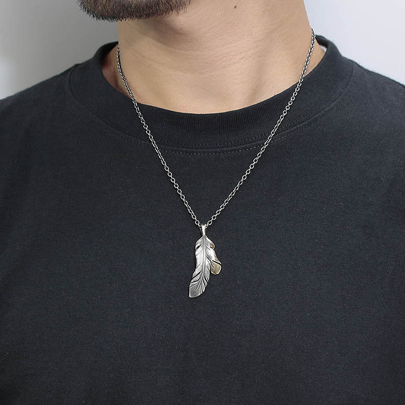 SYMPATHY OF SOUL(シンパシーオブソウル) Old Feather Necklace
