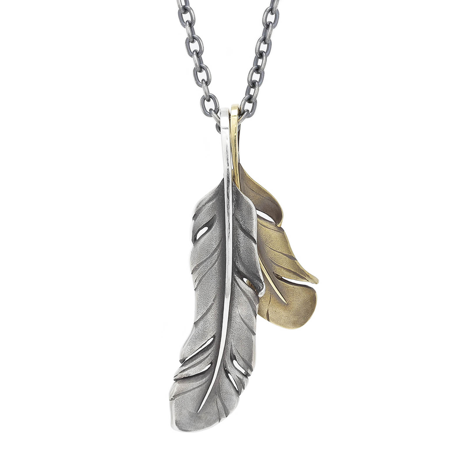 SYMPATHY OF SOUL(シンパシーオブソウル) Old Feather Necklace
