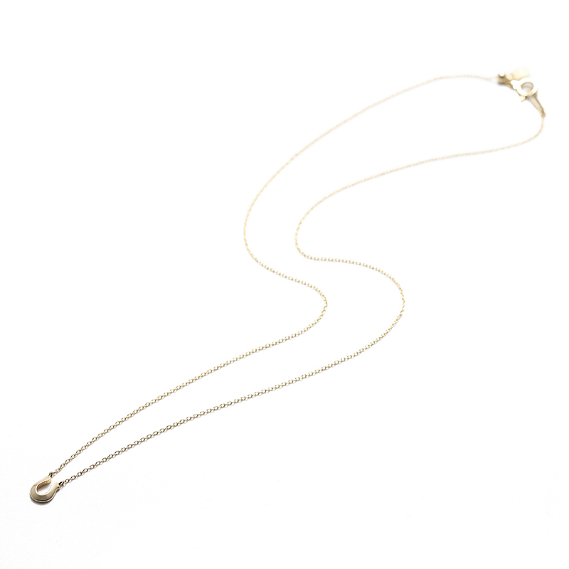 Little Horseshoe Necklace - K10Yellow Gold