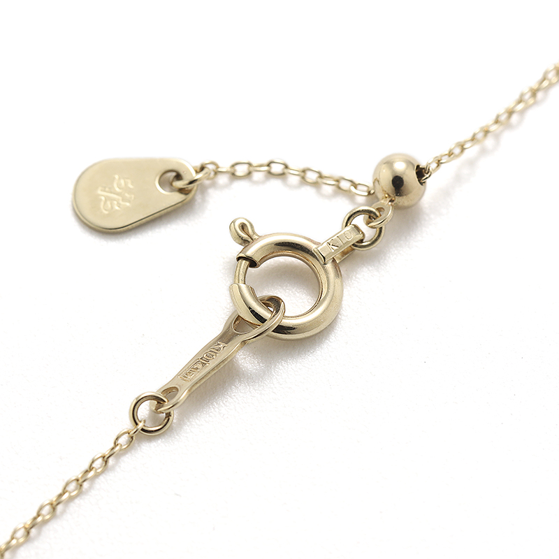 Little Horseshoe Necklace - K10Yellow Gold