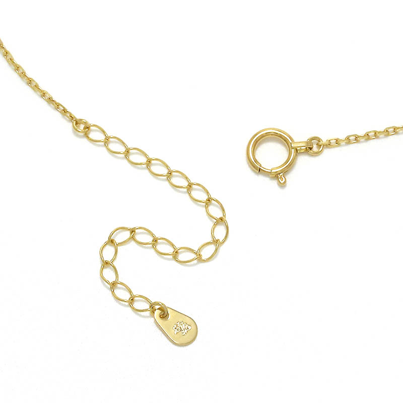 Small Charm Necklace - Horseshoe - K18Yellow Gold