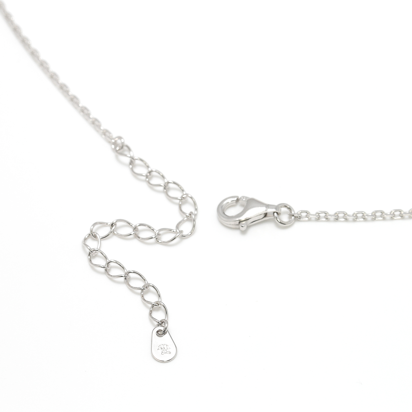 Small Horse & Horseshoe Necklace - Silver w/CZ
